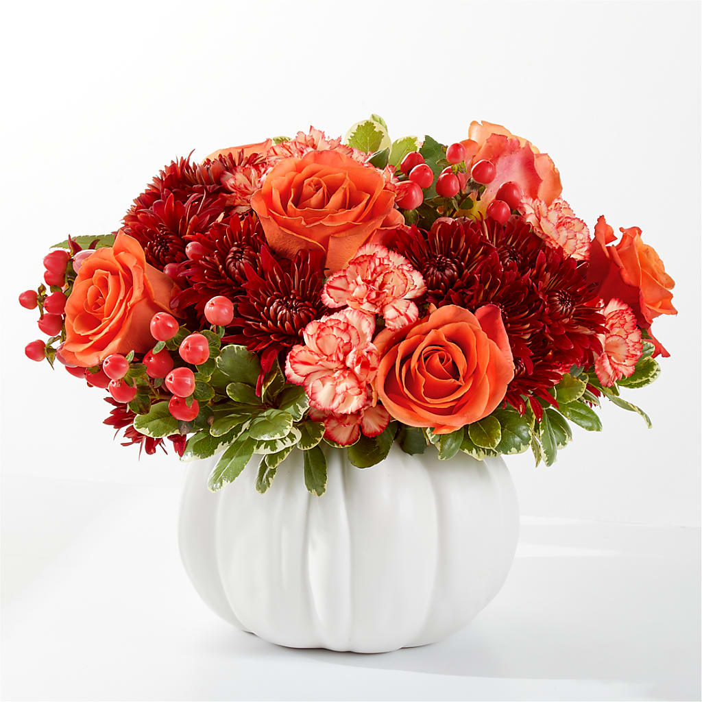 Autumn Air Pumpkin Bouquet – LESLIE'S FLOWERS & PARTY SUPPLIES, Howell NJ