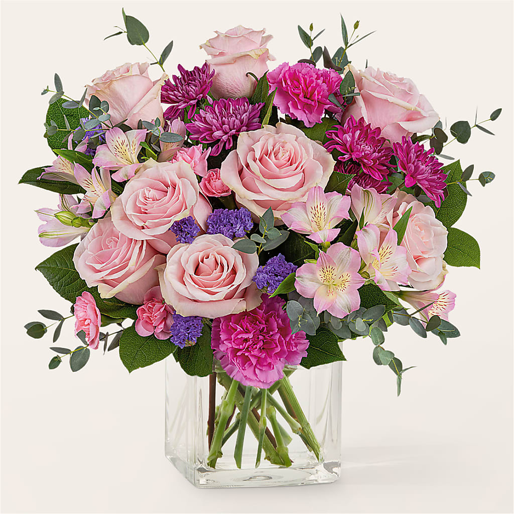 Rosy Radiance Bouquet – LESLIE'S FLOWERS & PARTY SUPPLIES, Howell NJ