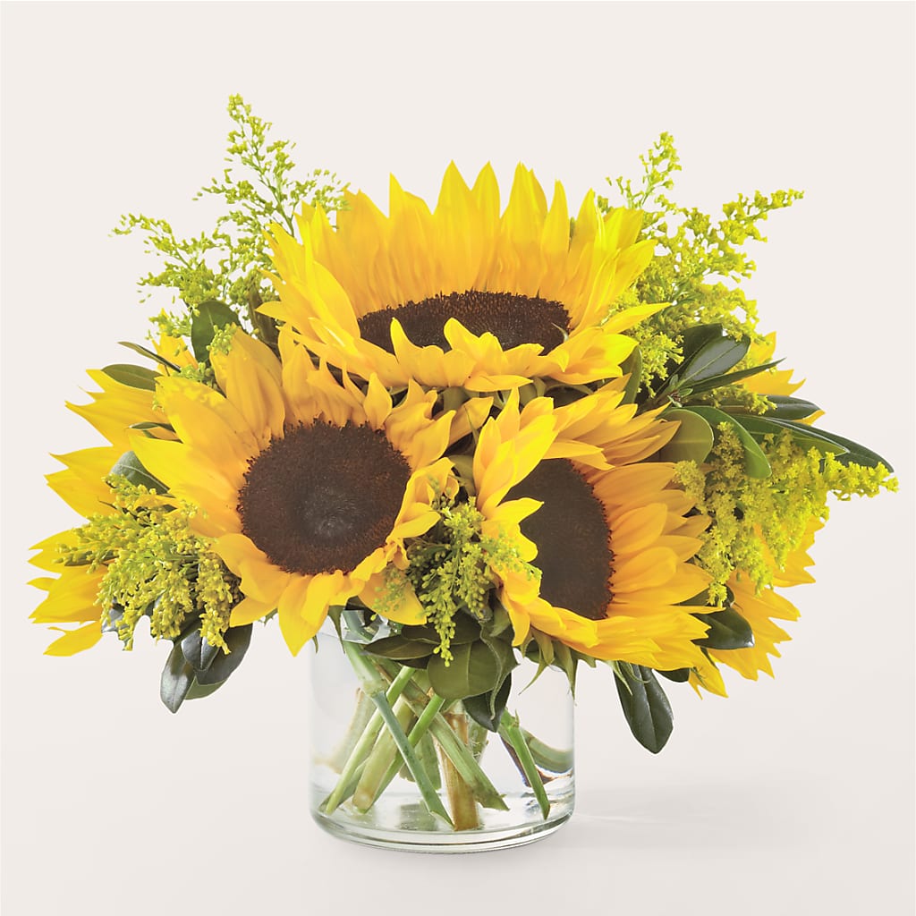 Beaming Sunflower Bouquet – LESLIE'S FLOWERS & PARTY SUPPLIES, Howell NJ