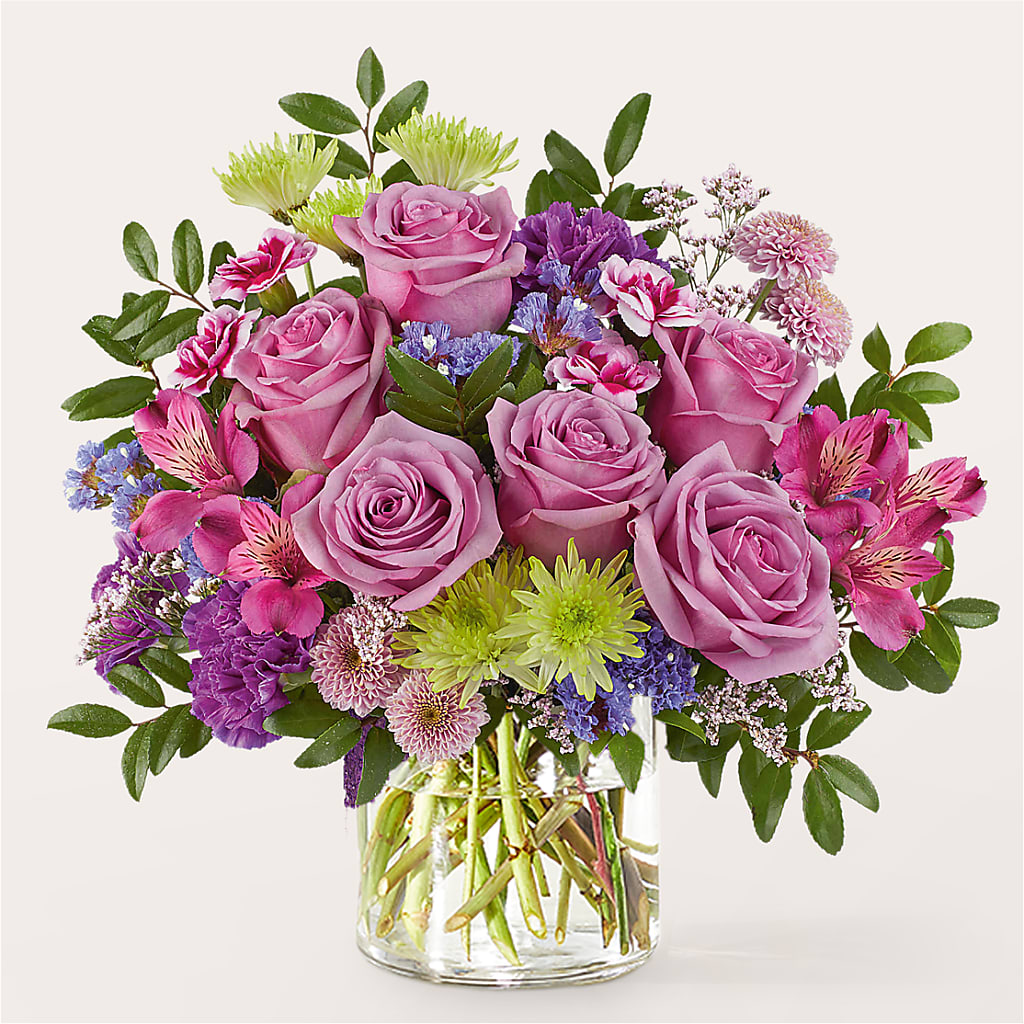 Glass Half Full Bouquet – LESLIE'S FLOWERS & PARTY SUPPLIES, Howell NJ