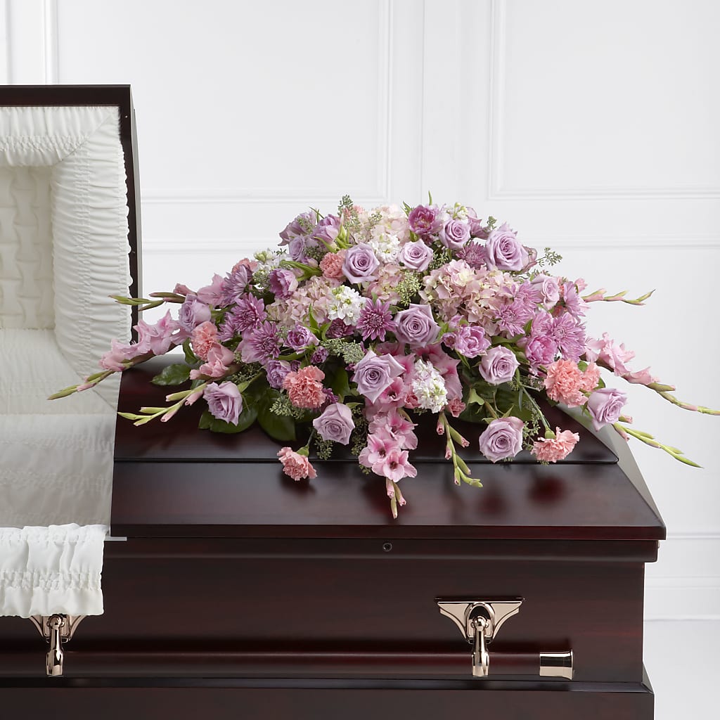 Immorata Casket Spray – LESLIE'S FLOWERS & PARTY SUPPLIES, Howell NJ