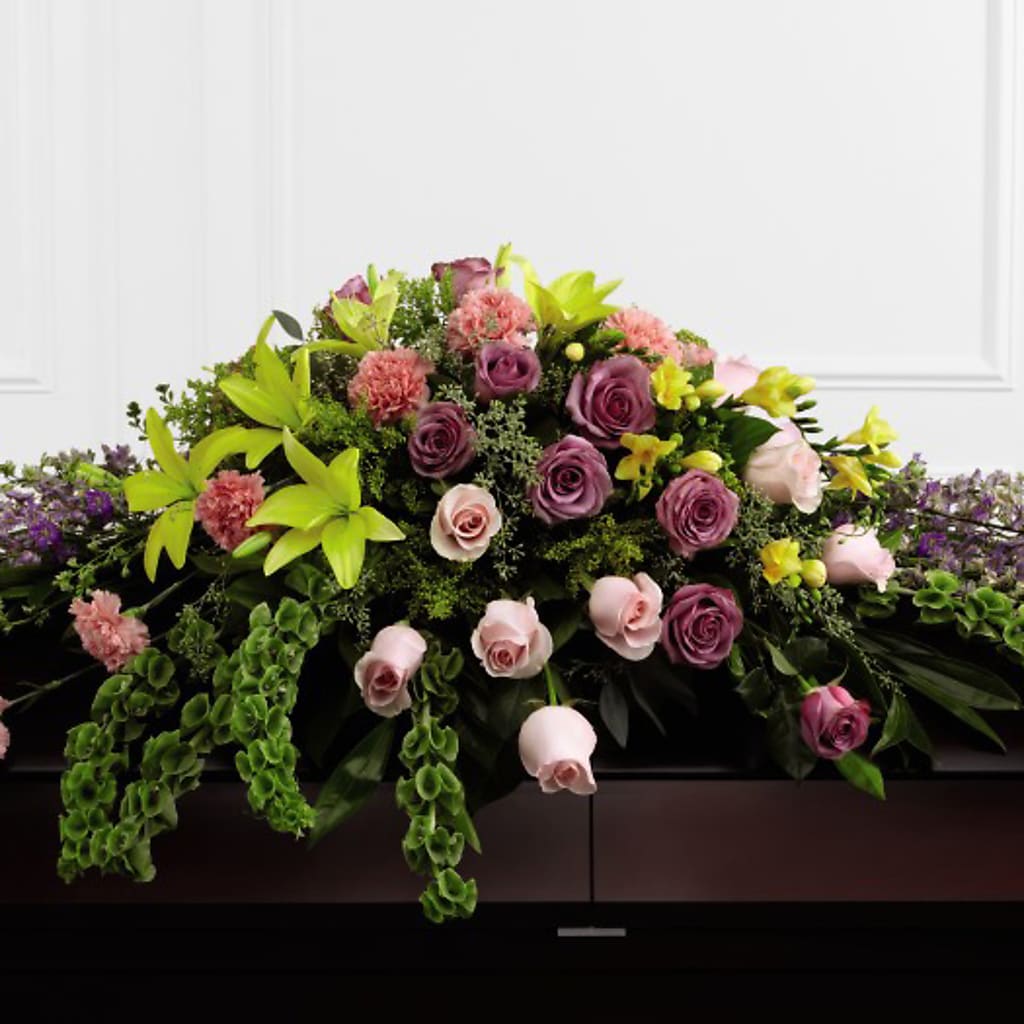 Forever Beloved Casket Spray – LESLIE'S FLOWERS & PARTY SUPPLIES, Howell NJ