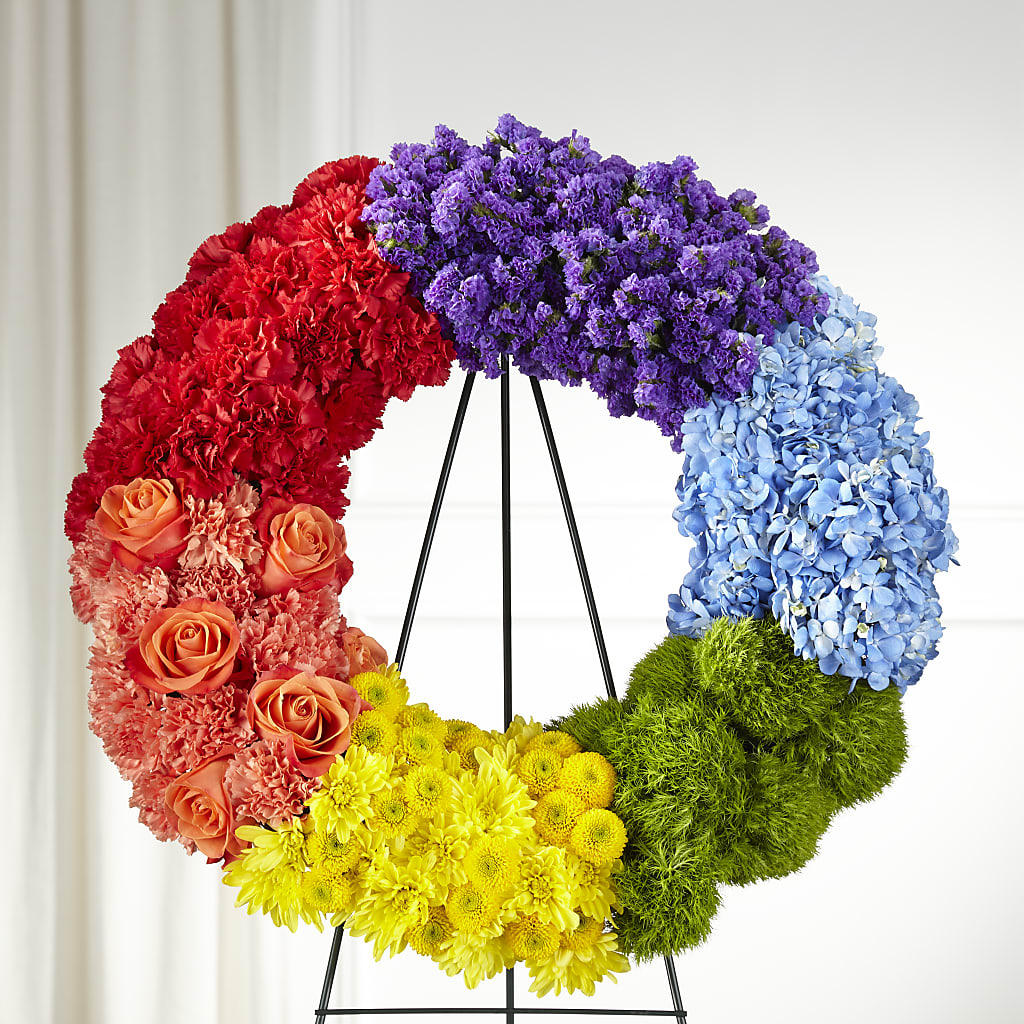 Circle of Love Wreath – LESLIE'S FLOWERS & PARTY SUPPLIES, Howell NJ