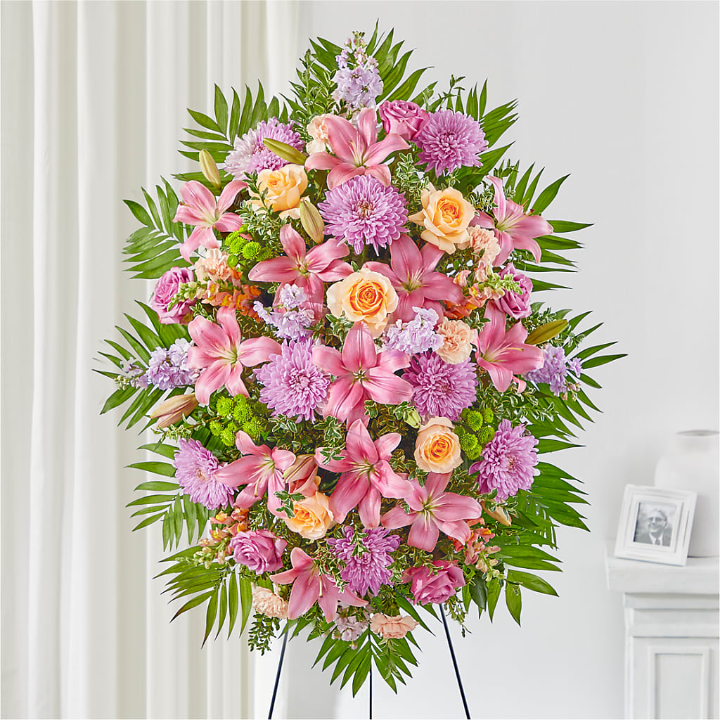 Love & Light Standing Spray – LESLIE'S FLOWERS & PARTY SUPPLIES, Howell NJ