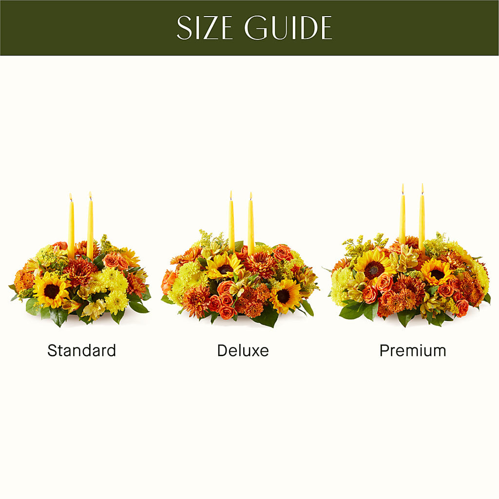Autumn Harmony Centerpiece – LESLIE'S FLOWERS & PARTY SUPPLIES, Howell NJ