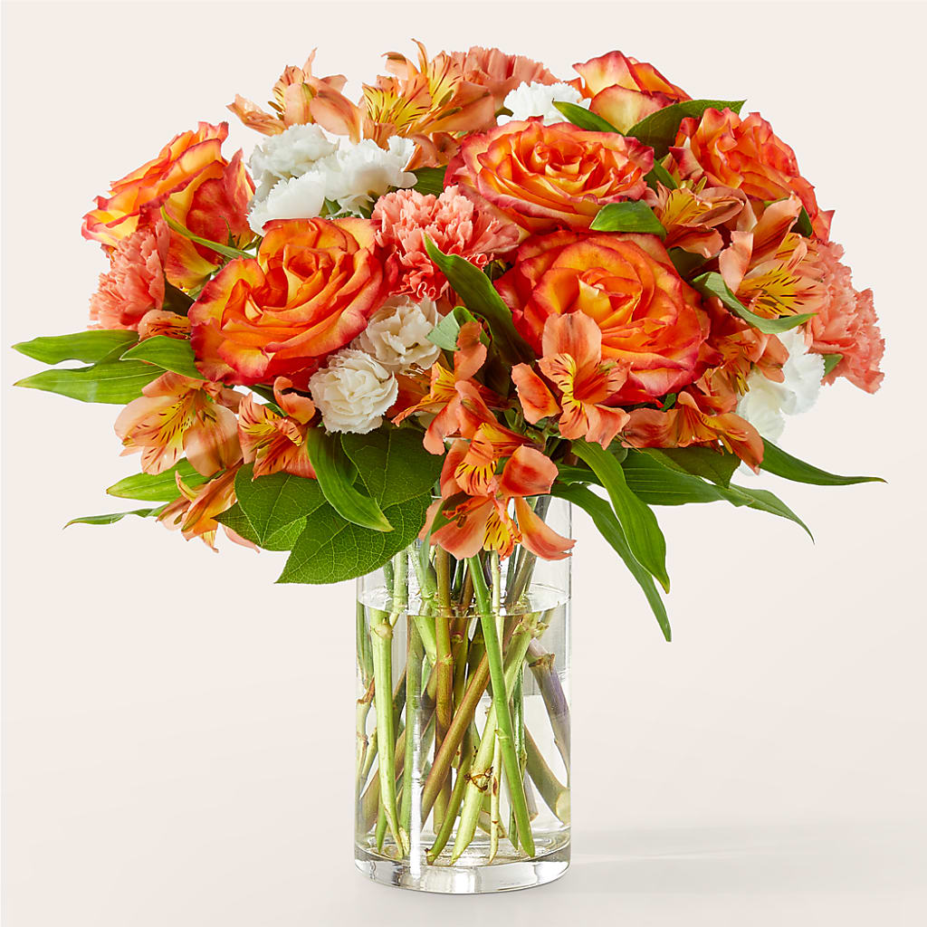 Apricot Glow Bouquet – LESLIE'S FLOWERS & PARTY SUPPLIES, Howell NJ