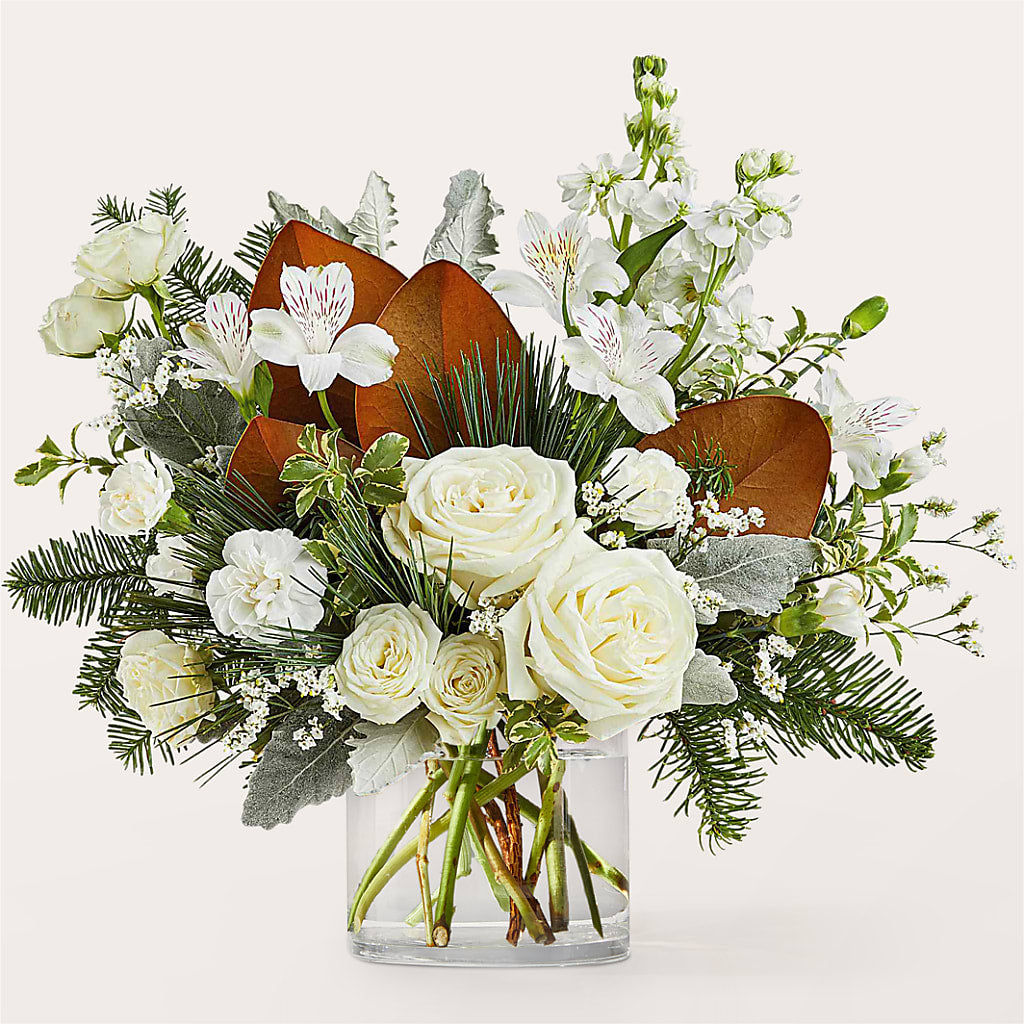 Fresh Snowfall Bouquet – LESLIE'S FLOWERS & PARTY SUPPLIES, Howell NJ