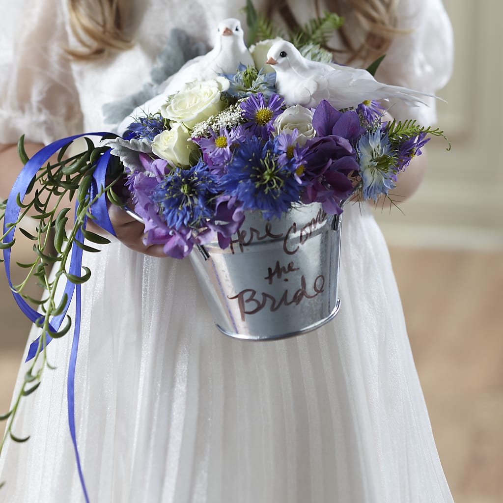 Enchantment Flower Girl Arrangement – LESLIE'S FLOWERS & PARTY SUPPLIES, Howell NJ