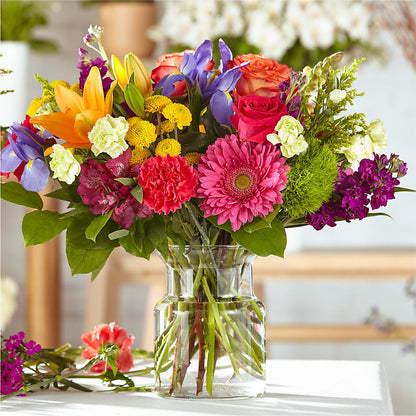 Bold & Bright – A Florist Original – LESLIE'S FLOWERS & PARTY SUPPLIES, Howell NJ