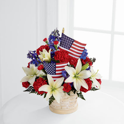 American Glory Bouquet – LESLIE'S FLOWERS & PARTY SUPPLIES, Howell NJ