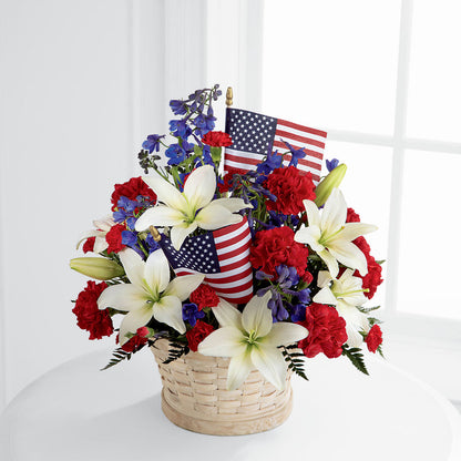 American Glory Bouquet – LESLIE'S FLOWERS & PARTY SUPPLIES, Howell NJ