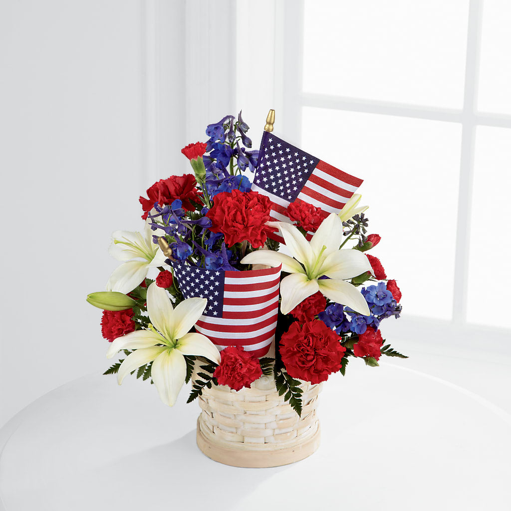 American Glory Bouquet – LESLIE'S FLOWERS & PARTY SUPPLIES, Howell NJ