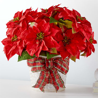 Happiest Holidays Poinsettia – LESLIE'S FLOWERS & PARTY SUPPLIES, Howell NJ