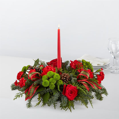 By the Candlelight Centerpiece – LESLIE'S FLOWERS & PARTY SUPPLIES, Howell NJ