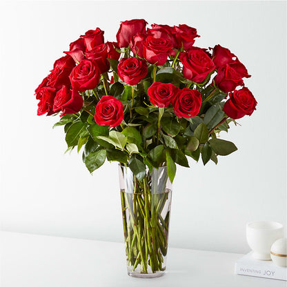 Long Stem Red Rose Bouquet – LESLIE'S FLOWERS & PARTY SUPPLIES, Howell NJ