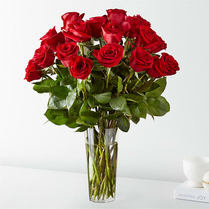 Long Stem Red Rose Bouquet – LESLIE'S FLOWERS & PARTY SUPPLIES, Howell NJ