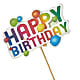 Happy Birthday Pick – LESLIE'S FLOWERS & PARTY SUPPLIES, Howell NJ