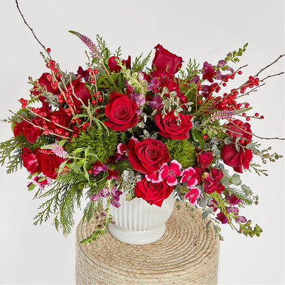 Big Red Bow Bouquet – LESLIE'S FLOWERS & PARTY SUPPLIES, Howell NJ