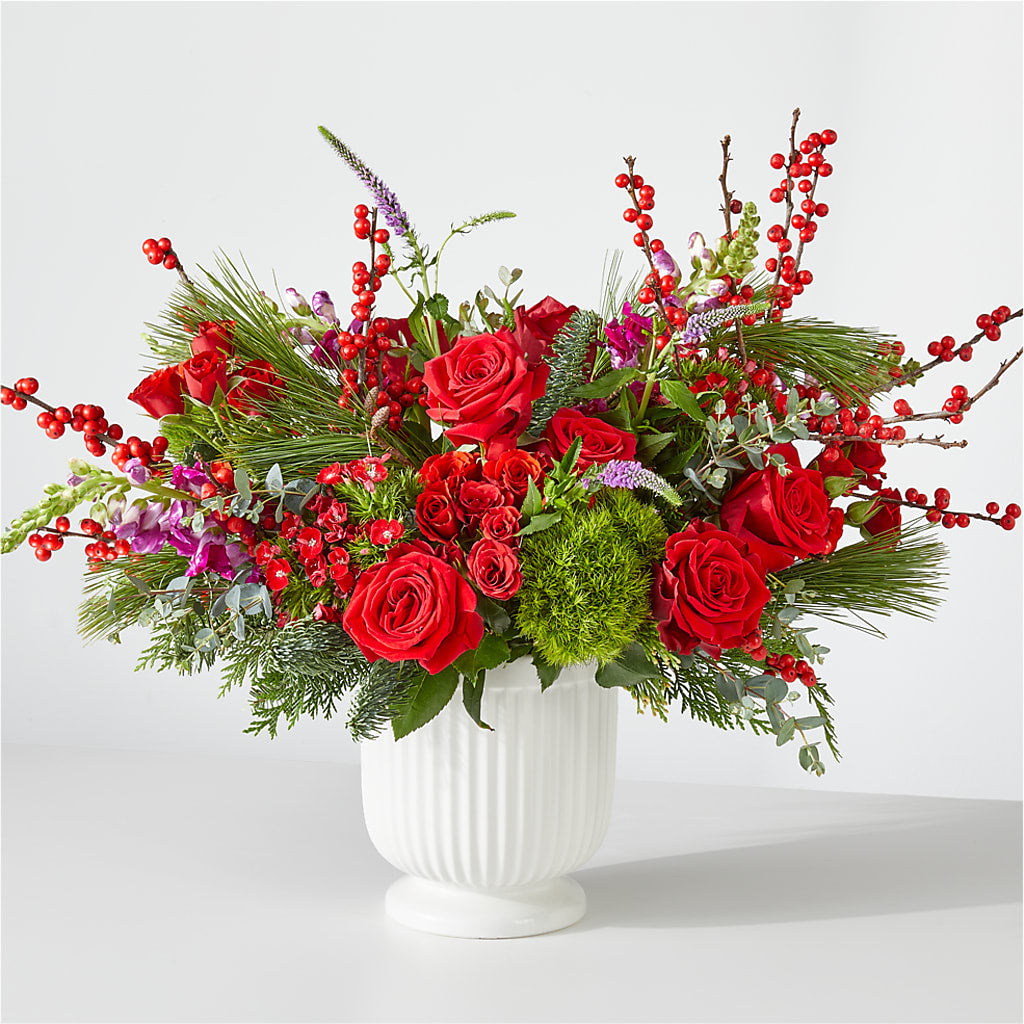 Big Red Bow Bouquet – LESLIE'S FLOWERS & PARTY SUPPLIES, Howell NJ