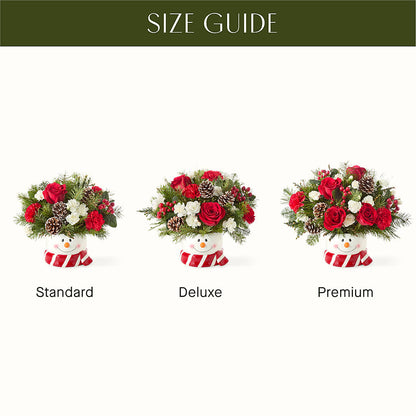 Jolly Snowman Bouquet – LESLIE'S FLOWERS & PARTY SUPPLIES, Howell NJ