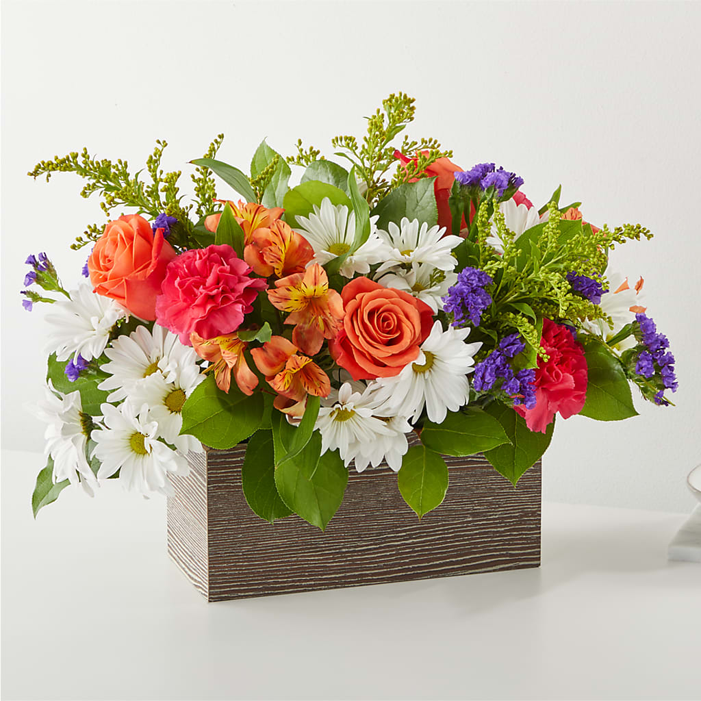 Oopsie Daisy Box Bouquet – LESLIE'S FLOWERS & PARTY SUPPLIES, Howell NJ