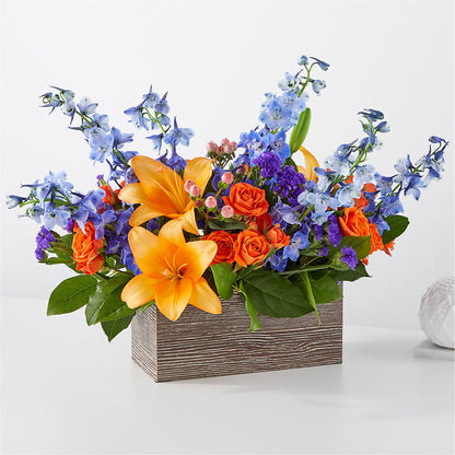 Radiant Citrus Box Bouquet – LESLIE'S FLOWERS & PARTY SUPPLIES, Howell NJ