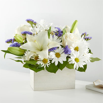 Beyond Blue Box Bouquet – LESLIE'S FLOWERS & PARTY SUPPLIES, Howell NJ