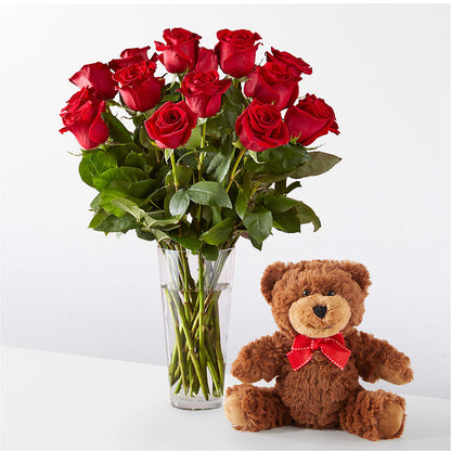 Romantic Long Stem Red Rose Bouquet Bundles – LESLIE'S FLOWERS & PARTY SUPPLIES, Howell NJ