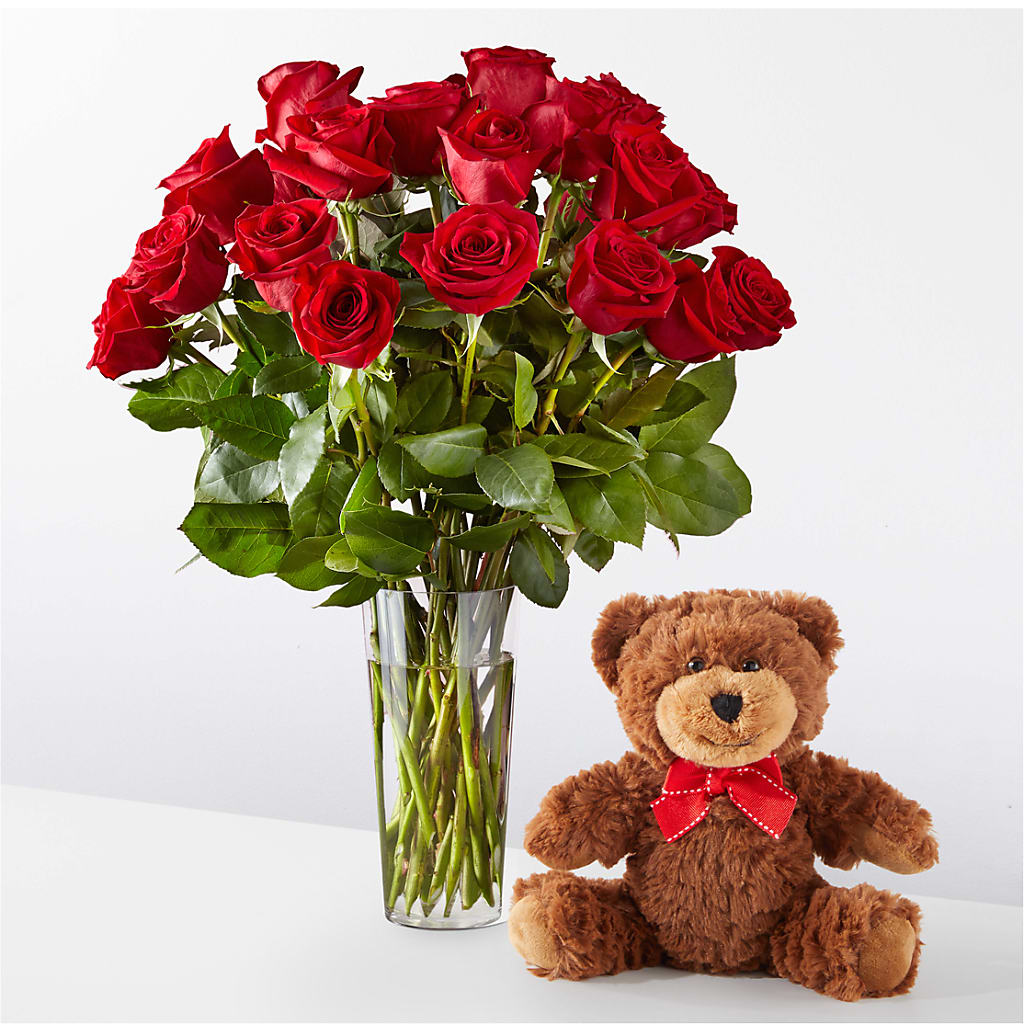 Romantic Long Stem Red Rose Bouquet Bundles – LESLIE'S FLOWERS & PARTY SUPPLIES, Howell NJ