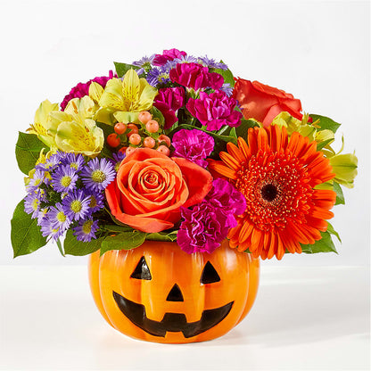 Tricks & Treats Pumpkin – LESLIE'S FLOWERS & PARTY SUPPLIES, Howell NJ