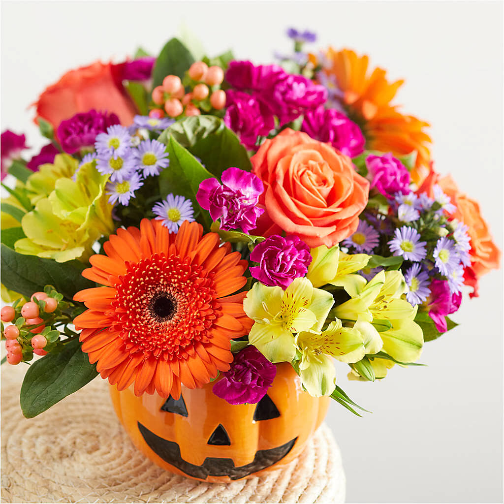 Tricks & Treats Pumpkin – LESLIE'S FLOWERS & PARTY SUPPLIES, Howell NJ