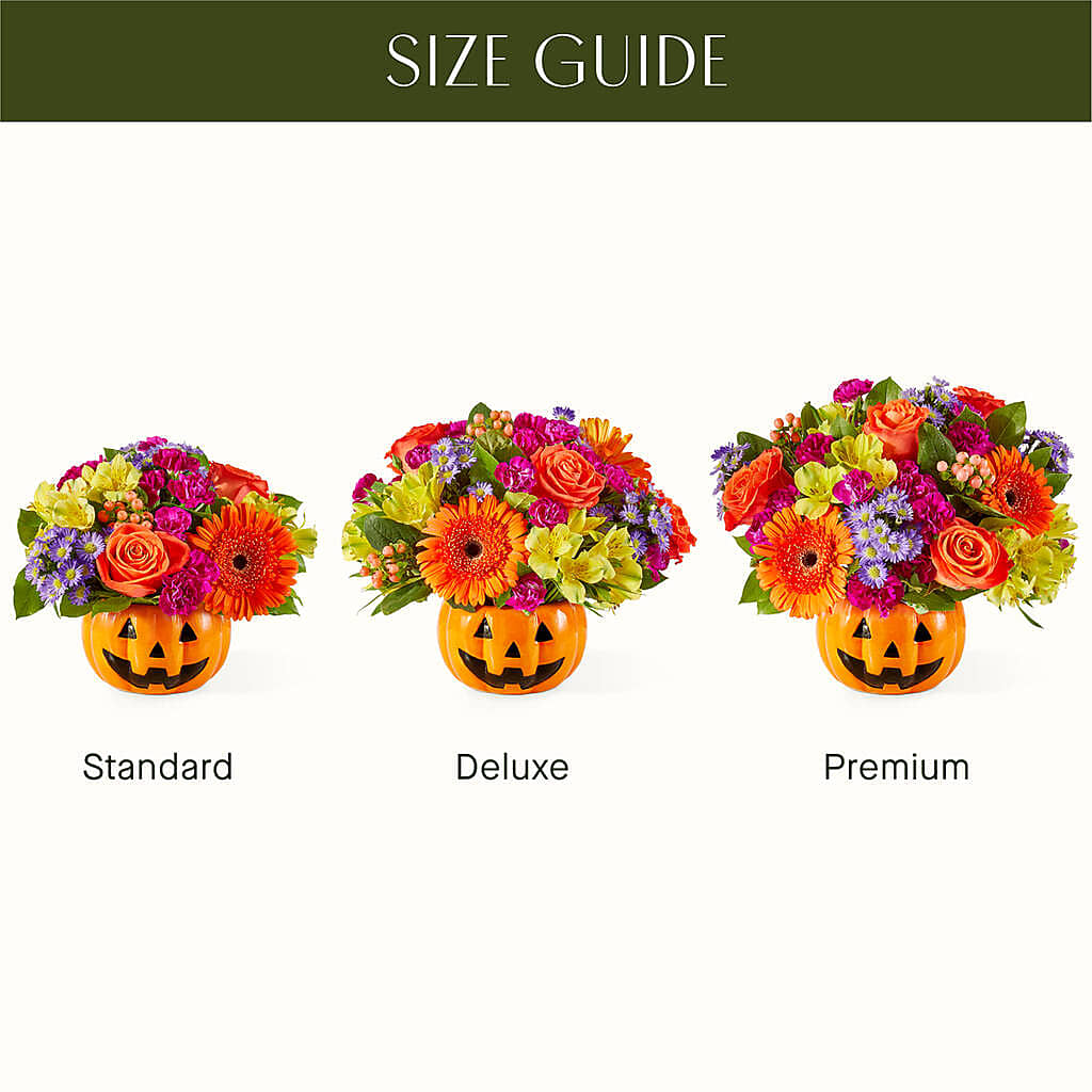 Tricks & Treats Pumpkin – LESLIE'S FLOWERS & PARTY SUPPLIES, Howell NJ
