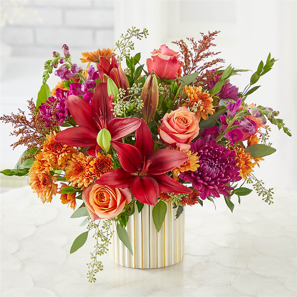 Burgundy Landscape Bouquet – LESLIE'S FLOWERS & PARTY SUPPLIES, Howell NJ