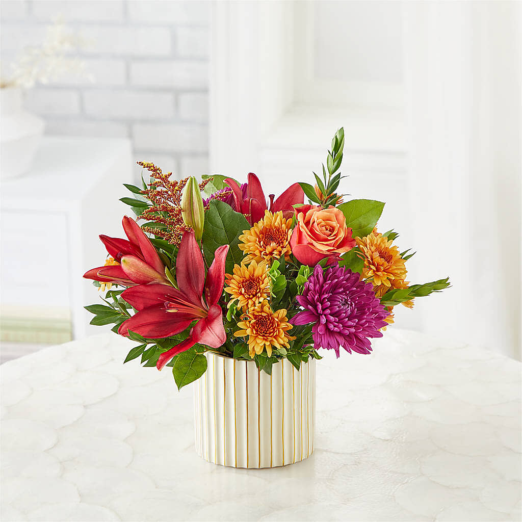Burgundy Landscape Bouquet – LESLIE'S FLOWERS & PARTY SUPPLIES, Howell NJ