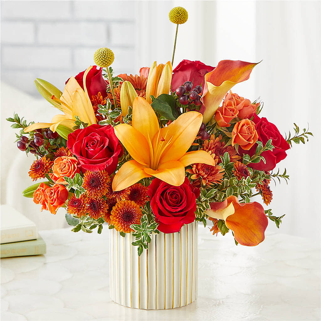 Scarlet Skies Bouquet – LESLIE'S FLOWERS & PARTY SUPPLIES, Howell NJ