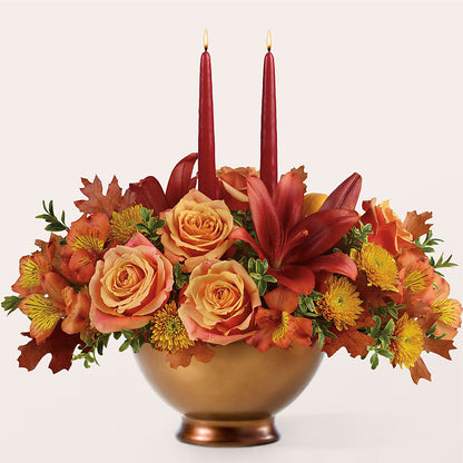 Harvest Table Centerpiece – LESLIE'S FLOWERS & PARTY SUPPLIES, Howell NJ