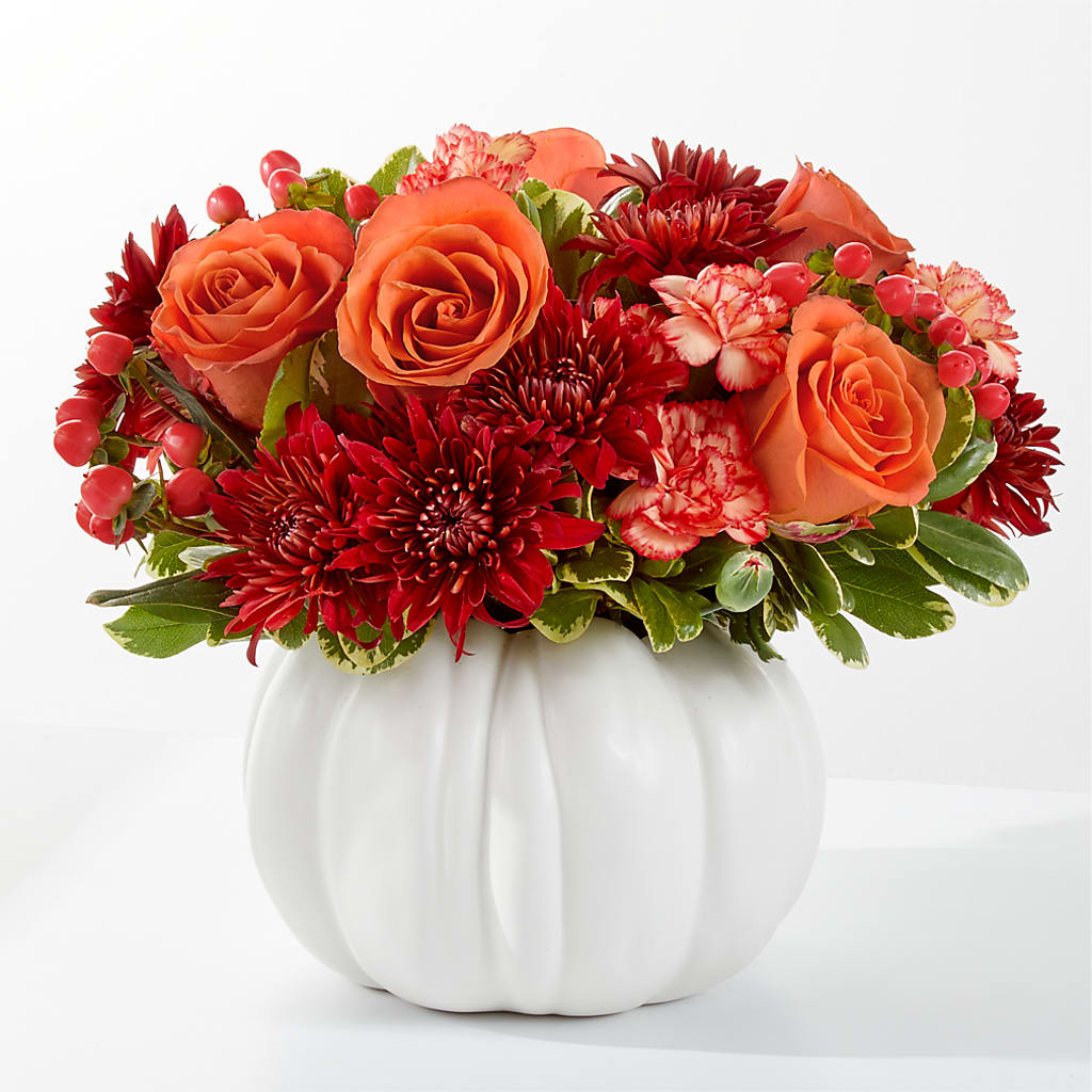 Autumn Air Pumpkin Bouquet – LESLIE'S FLOWERS & PARTY SUPPLIES, Howell NJ