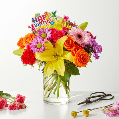 Cue the Confetti - A Florist Original – LESLIE'S FLOWERS & PARTY SUPPLIES, Howell NJ