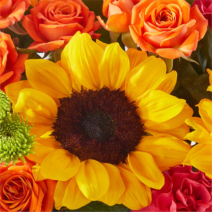 Sun-drenched Blooms Box Bouquet – LESLIE'S FLOWERS & PARTY SUPPLIES, Howell NJ