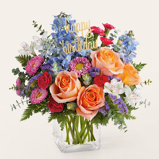 Birthday Bash Bouquet – LESLIE'S FLOWERS & PARTY SUPPLIES, Howell NJ