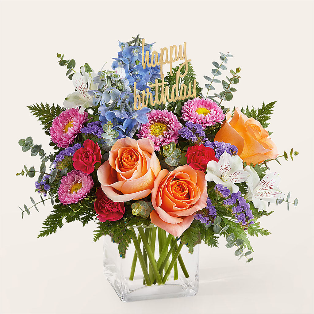 Birthday Bash Bouquet – LESLIE'S FLOWERS & PARTY SUPPLIES, Howell NJ