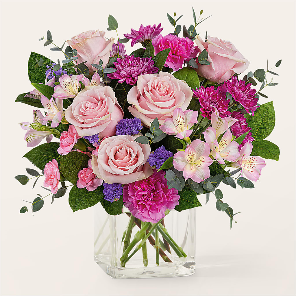 Rosy Radiance Bouquet – LESLIE'S FLOWERS & PARTY SUPPLIES, Howell NJ