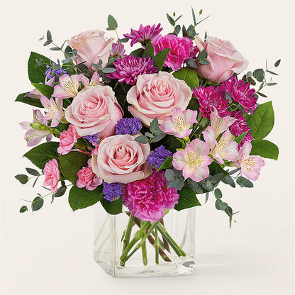Rosy Radiance Bouquet – LESLIE'S FLOWERS & PARTY SUPPLIES, Howell NJ