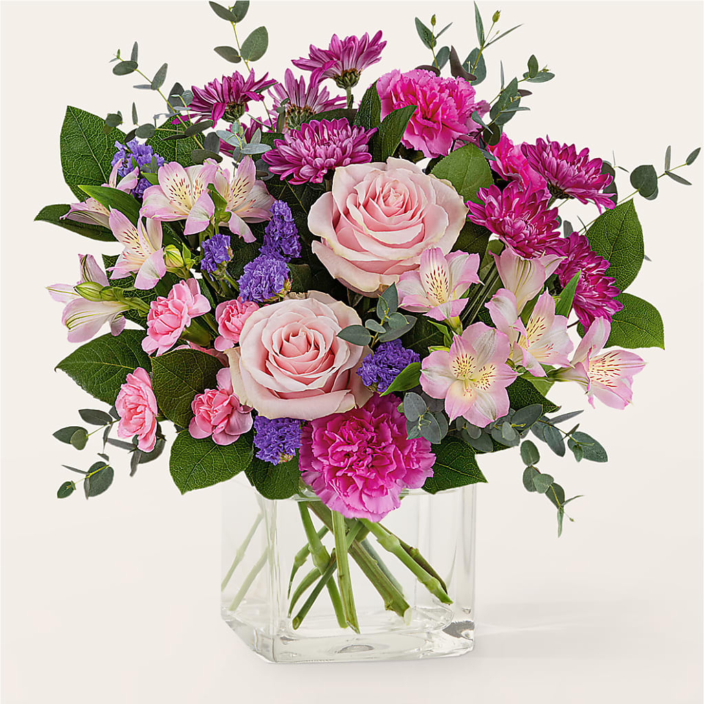 Rosy Radiance Bouquet – LESLIE'S FLOWERS & PARTY SUPPLIES, Howell NJ