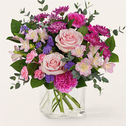 Rosy Radiance Bouquet – LESLIE'S FLOWERS & PARTY SUPPLIES, Howell NJ