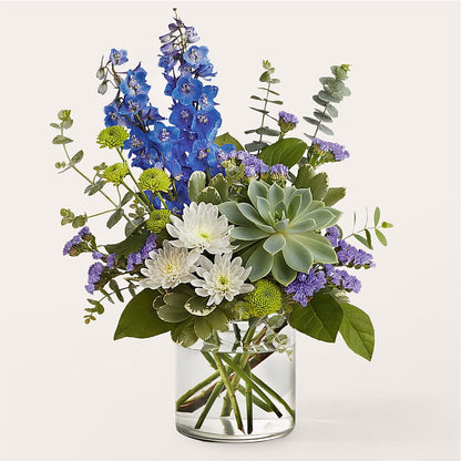 Cerulean Waves Bouquet – LESLIE'S FLOWERS & PARTY SUPPLIES, Howell NJ