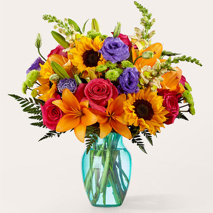 Double Rainbow Bouquet – LESLIE'S FLOWERS & PARTY SUPPLIES, Howell NJ