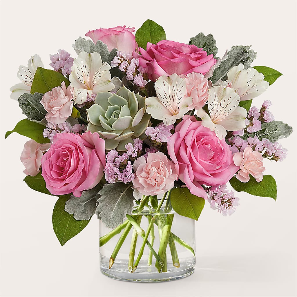 Dusty Rose Bouquet – LESLIE'S FLOWERS & PARTY SUPPLIES, Howell NJ