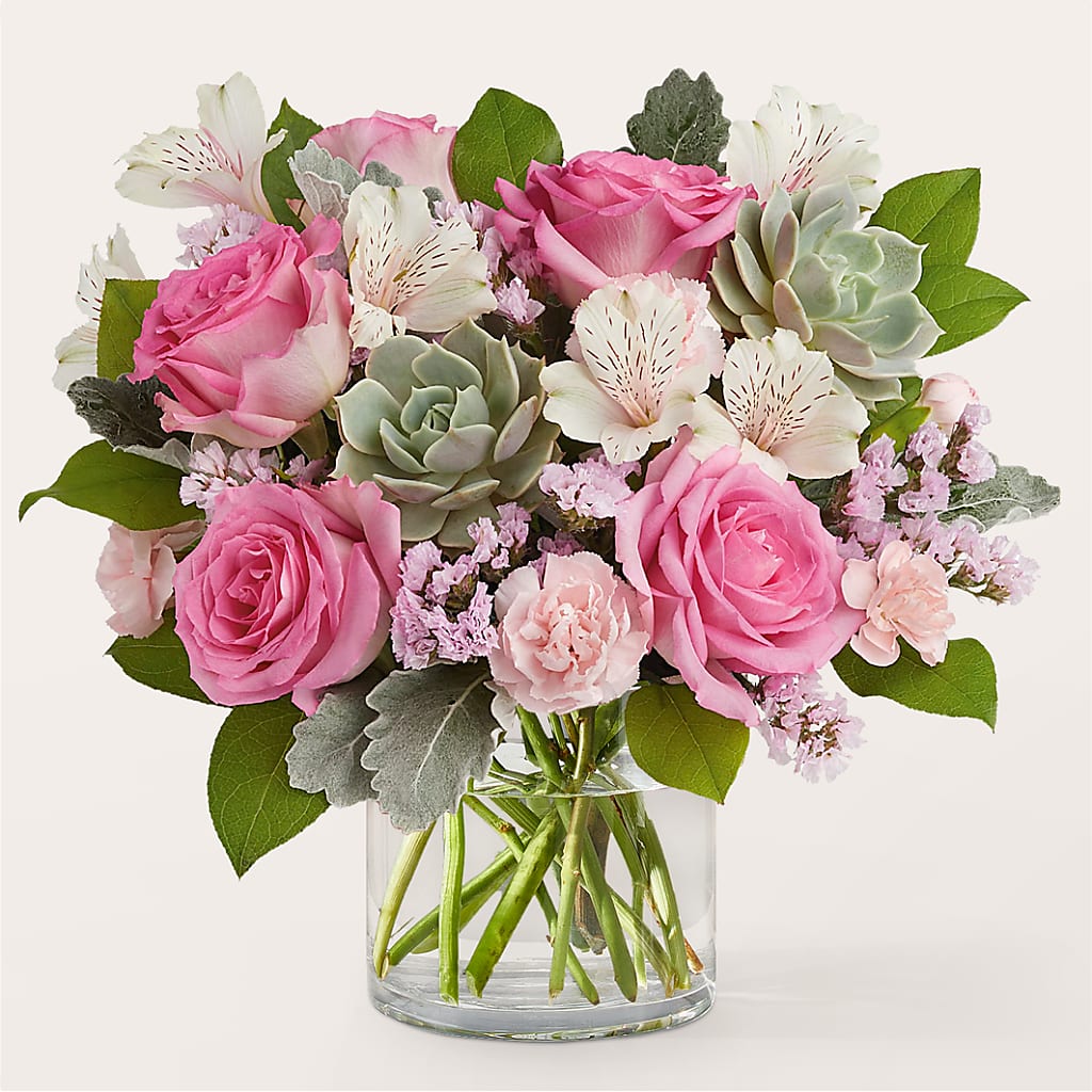 Dusty Rose Bouquet – LESLIE'S FLOWERS & PARTY SUPPLIES, Howell NJ