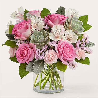Dusty Rose Bouquet – LESLIE'S FLOWERS & PARTY SUPPLIES, Howell NJ